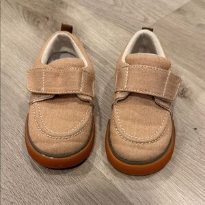 See Kai Run Tan Baby Shoes with Velcro